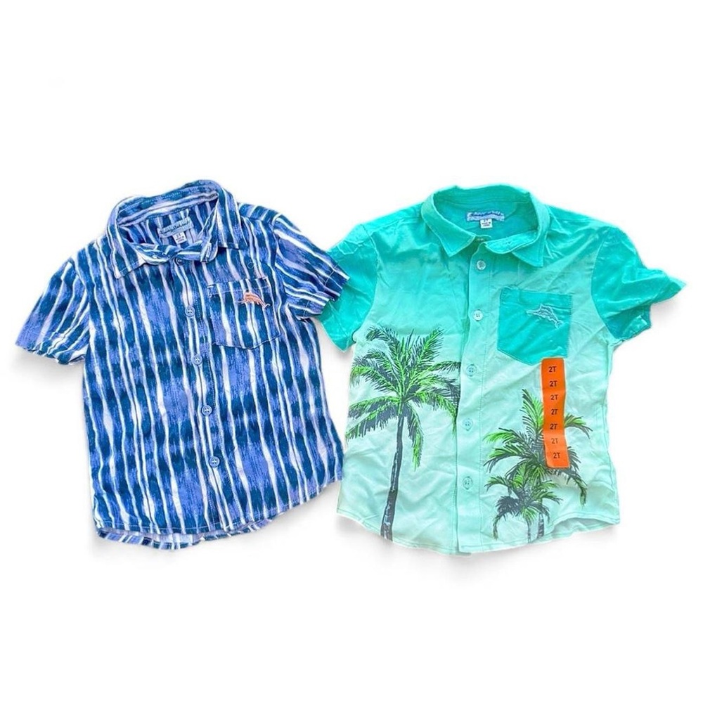 Tommy Bahama Kids Beach Day Button Ups | Size 2T - Picture 1 of 8